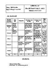 Đề kiểm tra một tiết học kì I Mỹ thuật lớp 9 - Năm học 2016-2017 - Trường THCS Dân Hòa